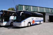 Flota de autobuses de alquiler