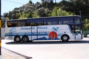 Flota de autobuses de alquiler