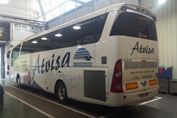 Flota de autobuses de alquiler