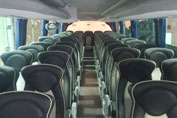 Flota de autobuses de alquiler