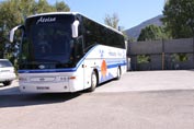 Flota de autobuses de alquiler