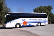 Flota de autobuses de alquiler
