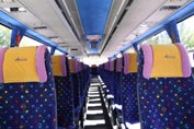 Flota de autobuses de alquiler