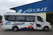 Flota de microbuses de alquiler